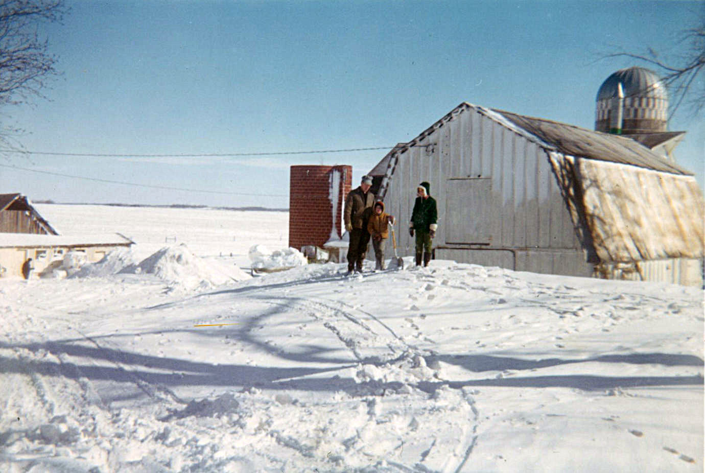 Jacobson farm in winter